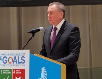 Belarus Foreign Minister Uladzimir Makei took part in the high-level Session of UN General Assembly