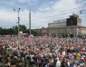 On election day in Donetsk people were thinking and shouting slogans about the war