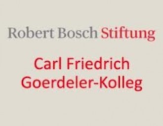 Call for the Carl Friedrich Goerdeler Kolleg 2016-2017 program